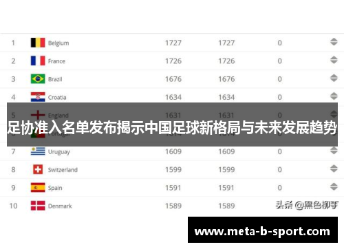 足协准入名单发布揭示中国足球新格局与未来发展趋势 足协准入名单发布揭示中国足球新格局与未来发展趋势